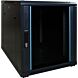 12 HE, kleiner Serverschrank, mit Glastür (BxTxH) 600 x 800 x 720 mm 