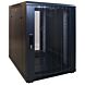 15 HE, kleiner Serverschrank, mit perforierter Fronttür (BxTxH) 600 x 600 x 860 mm 