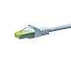 RJ45 Netzwerkkabel S/FTP (PiMF), mit CAT 7 Rohkabel, Weiß, 1m