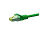 RJ45 Netzwerkkabel S/FTP (PiMF), mit CAT 7 Rohkabel, Grün, 1m