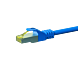 RJ45 Netzwerkkabel S/FTP (PiMF), mit CAT 7 Rohkabel, Blau, 3m