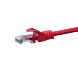 CAT 5e Netzwerkkabel U/UTP – 1 Meter - Rot - CCA