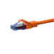 CAT6a Netzwerkkabel 100% Kupfer - U/UTP - 0,25 Meter - Orange