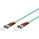 Glasfaserkabel ST-ST OM3 Duplex Patchkabel – 15 Meter