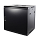 9 HE Serverschrank, Wandgehäuse, mit Metalltür (BxTxH) 600 x 600 x 500mm
