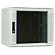 9 HE Serverschrank, Wandgehäuse, mit Glastür, Weiß, (BxTxH) 600 x 450 x 500mm 