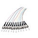 OM4 Glasfaser Pigtail farbiges Set ST - 12 Stück