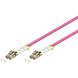 Glasfaserkabel LC-LC OM4 Duplex Patchkabel – 2 Meter