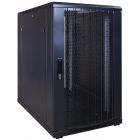 18 HE 19” Serverschrank, mit perforierter Fronttür (BxTxH) 600 x 1000 x 1000mm
