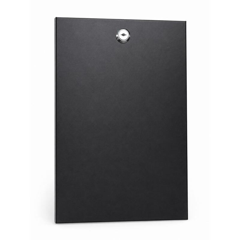 6 HE Metallseitenwand für 10" Servergehäuse - 310mm tief mit Schloss