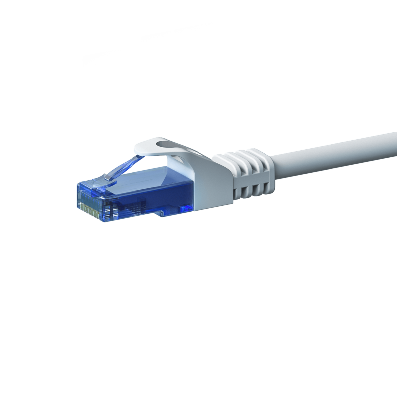 CAT6a Netzwerkkabel 100% Kupfer - U/UTP - 5 Meter - Weiß