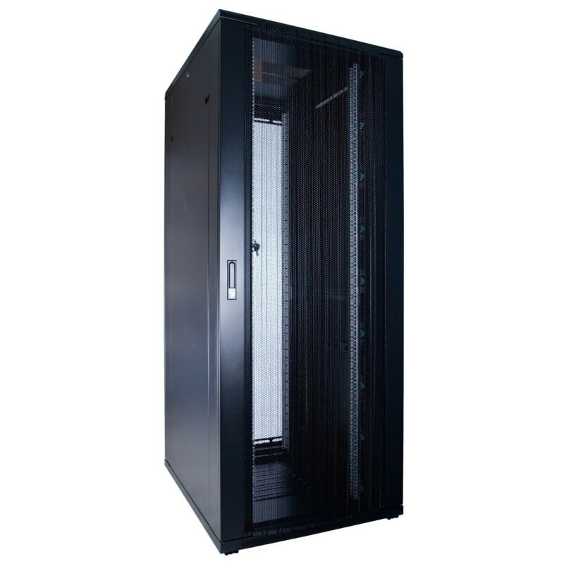 47 HE 19” Serverschrank, mit perforierter Fronttür (BxTxH) 600 x 1000 x 2200mm 