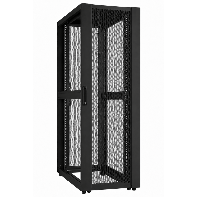 42 HE 19” Datacenter Serverschrank, mit perforierter Fronttür (BxTxH) 800 x 1000 x 2000mm