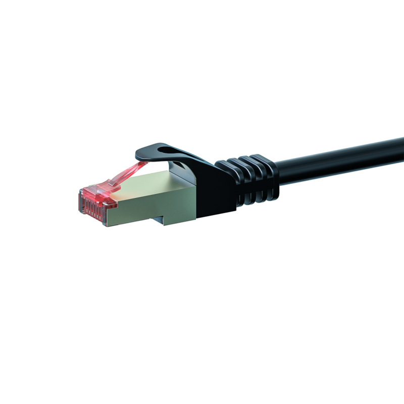 CAT 6 Netzwerkkabel LSOH - S/FTP - 3 Meter - Schwarz