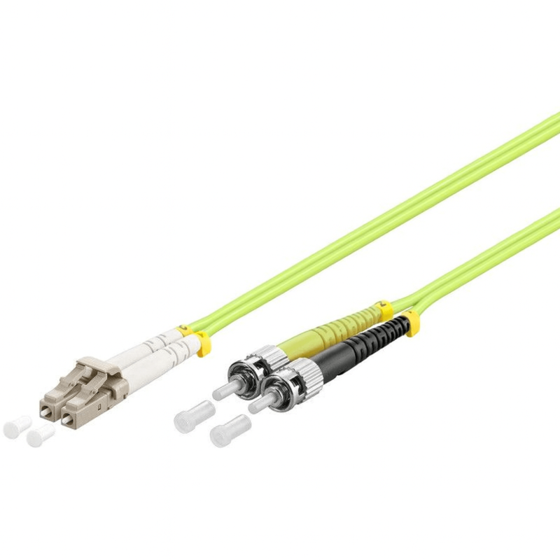 Glasfaserkabel LC-ST OM5 Duplex Patchkabel – 2 Meter