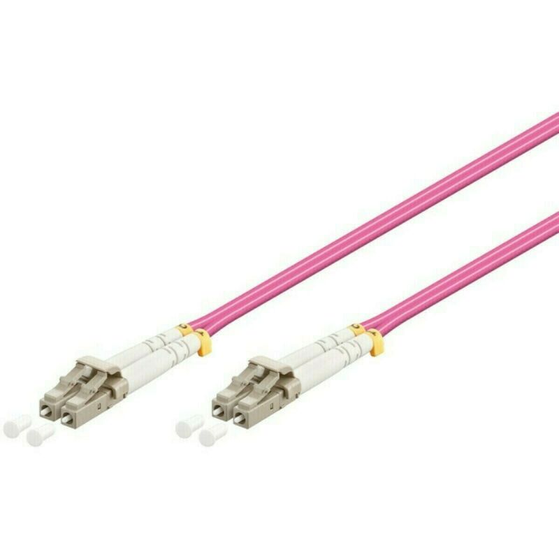 Glasfaserkabel LC-LC OM4 Duplex Patchkabel – 2 Meter