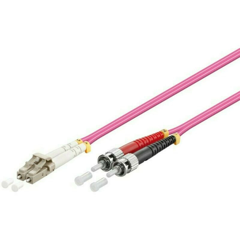 Glasfaserkabel LC-ST OM4 Duplex Patchkabel – 3 Meter