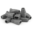 DANICOM RJ45 Kabeltülle Grau Groß - 10 Stück
