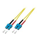 OS2 duplex Glasfaserkabel SC-SC 2m