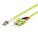 Glasfaserkabel LC-SC OM5 Duplex Patchkabel – 10 Meter