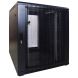 18 HE 19” Serverschrank, mit perforierter Fronttür (BxTxH) 800 x 1000 x 1000 mm