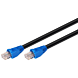 DANICOM CAT6 Kabel für den Aussenbereich UTP – 10 Meter – Schwarz - 100% Kupfer