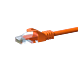 CAT5e Netzwerkkabel, U/UTP, 10 meter, Orange, 100% Kupfer