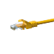 CAT5e Netzwerkkabel, U/UTP, 7,50 meter, Gelb, 100% Kupfer