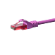 CAT6 Netzwerkkabel, U/UTP, 1 meter, Rosa, 100% Kupfer