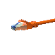 CAT 6a Netzwerkkabel LSOH - S/FTP - 0,25 Meter - Orange