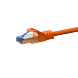 CAT 6a Netzwerkkabel LSOH - S/FTP - 10 Meter - Orange