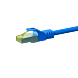 RJ45 Netzwerkkabel S/FTP (PiMF), mit CAT 7 Rohkabel, Blau, 10m