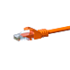 CAT 5e Netzwerkkabel U/UTP – 15 Meter -  Orange - CCA