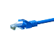 CAT 6 Netzwerkkabel U/UTP - 0,25 Meter - Blau - CCA