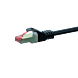 CAT 6 Netzwerkkabel LSOH - S/FTP - 0,50 Meter - Schwarz
