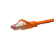 CAT 6 Netzwerkkabel LSOH - S/FTP - 0,50 Meter - Orange