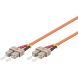 Glasfaserkabel SC-SC OM2 Duplex Patchkabel – 20 Meter