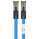 RJ45 Netzwerkkabel S/FTP (PiMF), mit CAT 8 Rohkabel, Blau, 2m