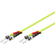 Glasfaserkabel ST-ST OM5 Duplex Patchkabel – 1 Meter