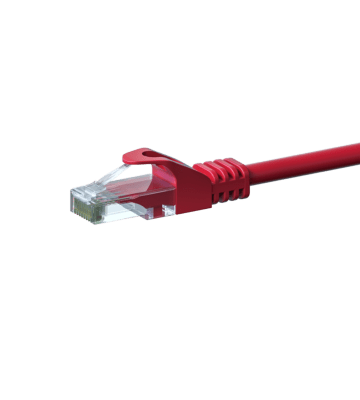 CAT 6 Netzwerkkabel U/UTP - 5 Meter - Rot - CCA