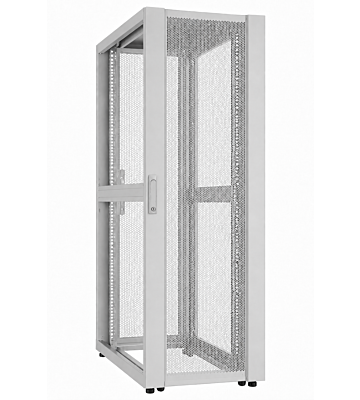 42 HE 19” Datacenter Serverschrank, mit perforierter Fronttür (BxTxH) 600 x 1000 x 2000mm Grau