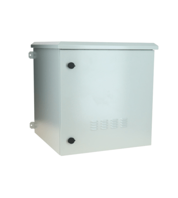 12 HE 19” Outdoor Serverschrank zur Wandmontage IP55 - 600 x 600 x 635mm 