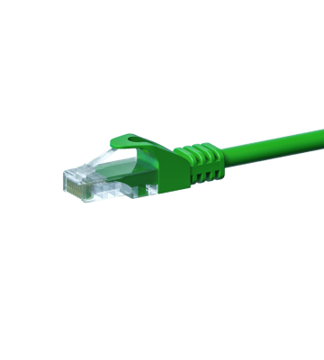 CAT 5e Netzwerkkabel U/UTP – 2 Meter - Grün - CCA