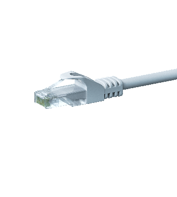 CAT5e Netzwerkkabel, U/UTP, 20 meter, Weiß, 100% Kupfer