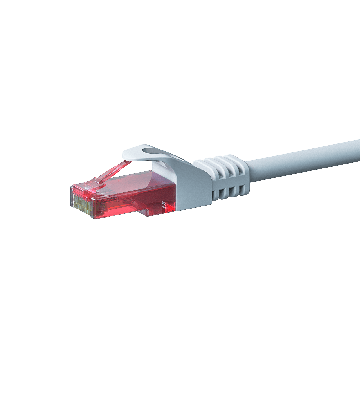 CAT6 Netzwerkkabel, U/UTP, 1.50 meter, Weiß, 100% Kupfer
