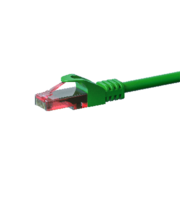 CAT6 Netzwerkkabel, U/UTP, 7,5 Meter , Grün, 100% Kupfer