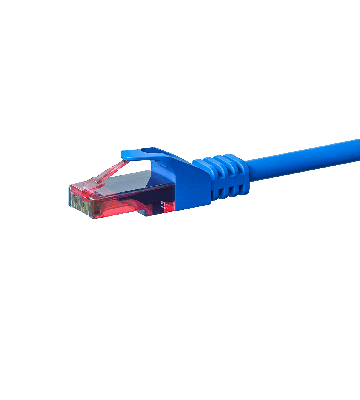 CAT6 Netzwerkkabel, U/UTP, 1.50 meter, Blau, 100% Kupfer