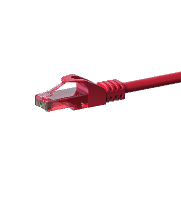 CAT6 Netzwerkkabel 100% Kupfer - U/UTP - 3 Meter - Rot