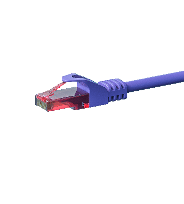 CAT6 Netzwerkkabel, U/UTP, 10 meter, Viollett, 100% Kupfer