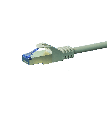CAT 6a Netzwerkkabel LSOH - S/FTP - 0,25 Meter - Grau